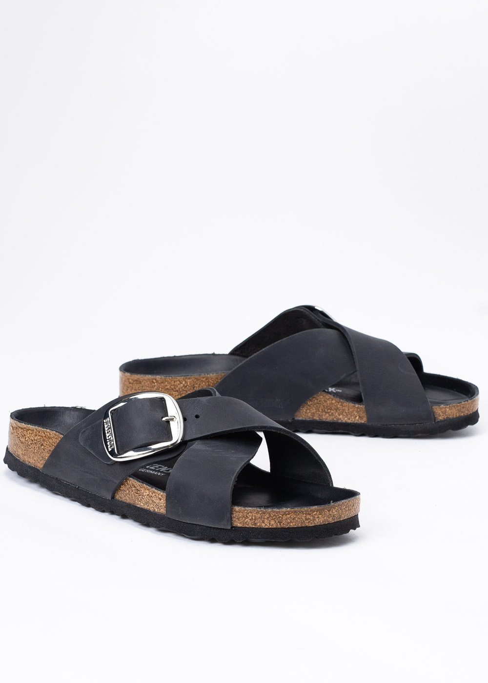 Birkenstock Siena big buckle nera - Appartamento 54
