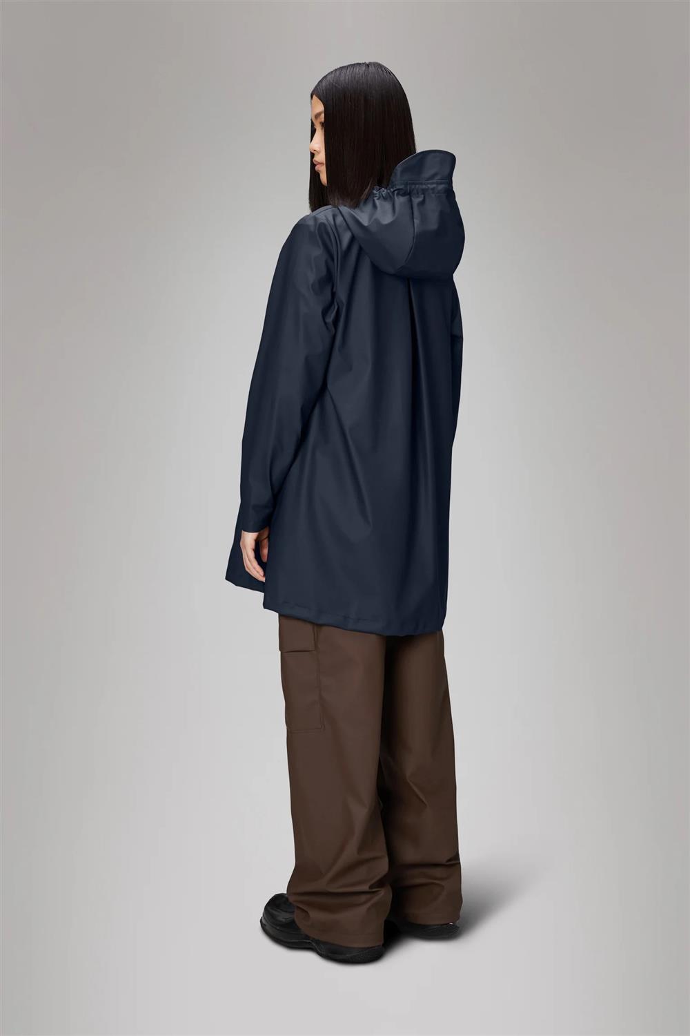 Rains_A-line_W_Jacket_blu Rains A-line W Jacket blu - immagine 3