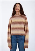 Dr Denim maglione crop Moira mohair giallo - immagine 2