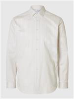 Selected camicia rigata sabbia - immagine 3