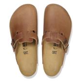 Birkenstock Boston in pelle oleata cognac calzata uomo - immagine 2