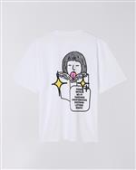 Edwin t-shirt Over in the book bianca - immagine 2