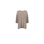Nineminutes t-shirt oversize crochet sabbia - immagine 2