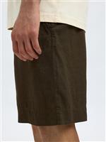 Selected bermuda in lino militare - immagine 4