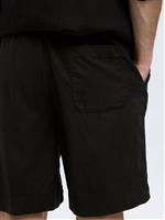 Selected bermuda in lino nero - immagine 4