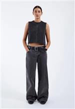 Dr Denim Erin top jeans nero