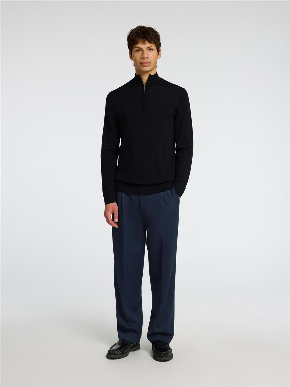 Selected pantalone loose blu