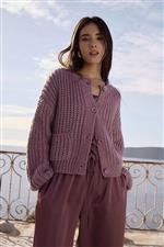 Molly Bracken cardigan oversize malva