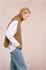 Molly Bracket gilet aperto cammello - immagine 2