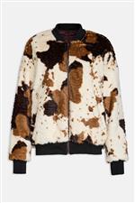 Weili Zheng bomber reversibile animalier