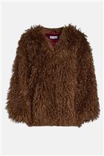 Weili Zheng ecopelliccia mongolia marrone