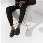 Birkenstock Boston in pelle nera calzata uomo - immagine 2