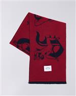 Edwin sciarpa gotica rossa