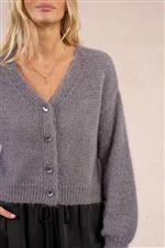 Molly Bracken cardigan lurex grigio - immagine 3