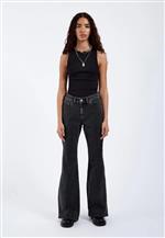 Dr Denim jeans Elba zampa nero