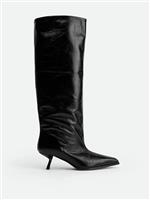 Poeve stivale pelle nero