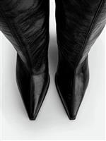 Poeve stivale pelle nero - immagine 3