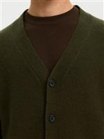 Selected cardigan over verde - immagine 3
