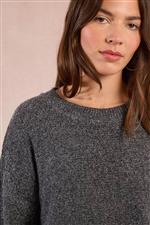 Molly Bracken maglioncino lurex grigio - immagine 2