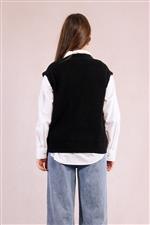 Molly Bracken gilet abbottonato nero - immagine 2