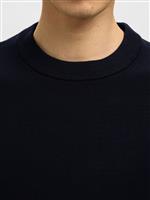 Selected maglioncino in viscosa blu - immagine 3