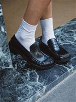 Poeve mocassino abrasivato nero