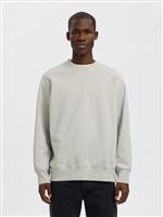 Selected felpa raglan grigia