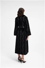 Weili Zheng cappotto in ecopelliccia nero - immagine 3