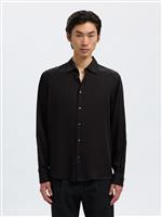 Selected camicia satin nera
