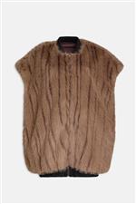 Weili Zheng smanicato pelliccia reversibile - immagine 2