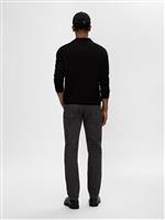 Selected polo merino nera - immagine 2