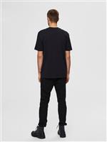 Selected t-shirt relax colman nera - immagine 2