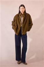 Molly Bracken ecopelliccia kaki - immagine 2