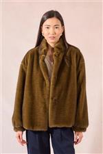 Molly Bracken ecopelliccia kaki - immagine 3