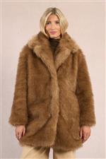 Molly Bracken ecopelliccia beige - immagine 2