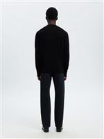 Selected maglioncino cotone Torino nero - immagine 2