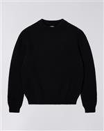 Edwin maglione Ellis ricamo dietro nero