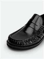 Poeve mocassino abrasivato nero - immagine 4