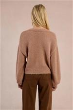 Molly Bracken cardigan lurex beige - immagine 3