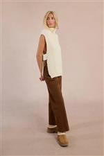 Molly Bracken gilet aperto panna - immagine 2