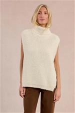 Molly Bracken gilet aperto panna - immagine 3