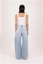 Icon Denim jeans Poppy strappi sky blue - immagine 2