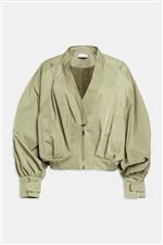 Weili Zheng bomber nylon verde - immagine 2