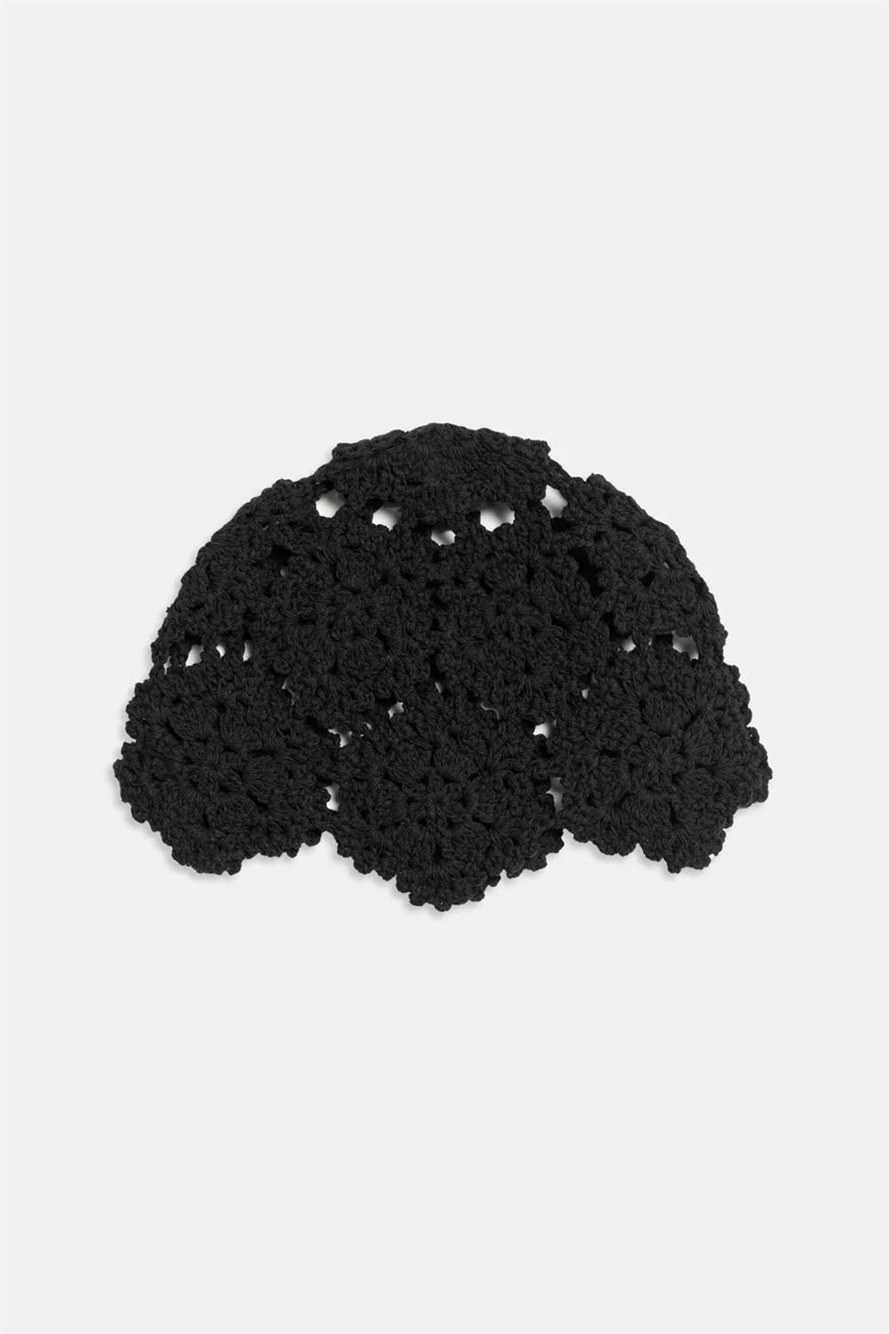 Weili Zheng berretto crochet nero