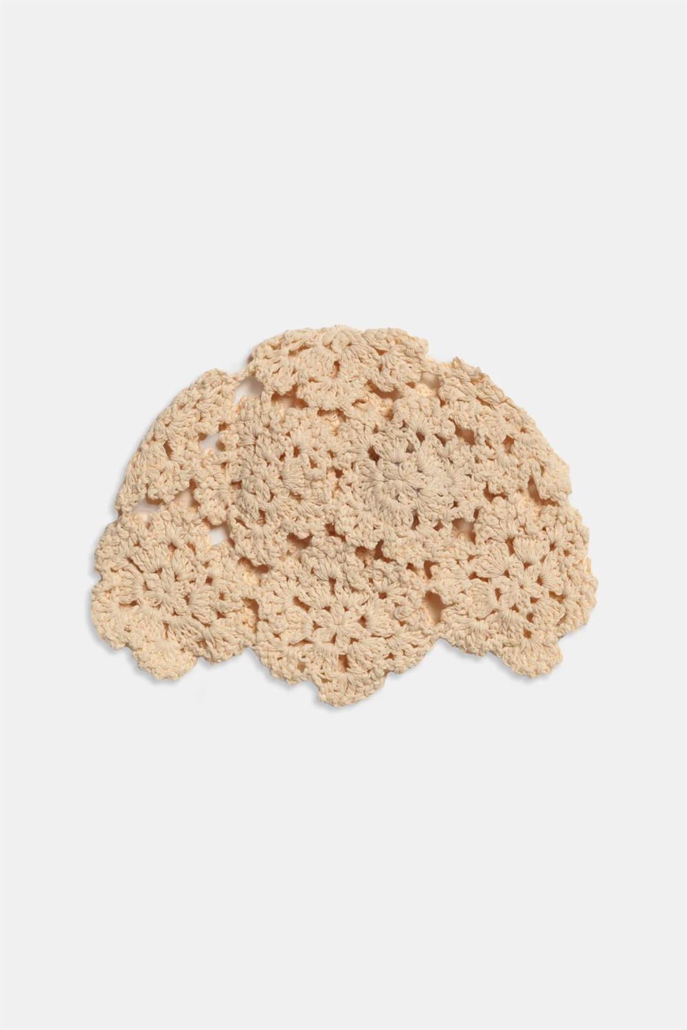 Weili Zheng berretto crochet panna