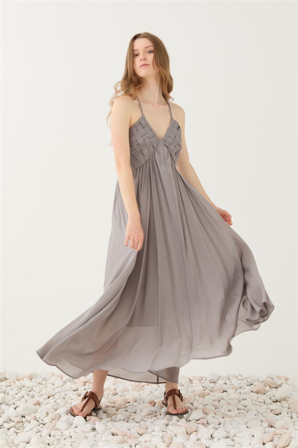 Eleh_abito_lungo_grigio Eleh abito lungo grigio - immagine 1