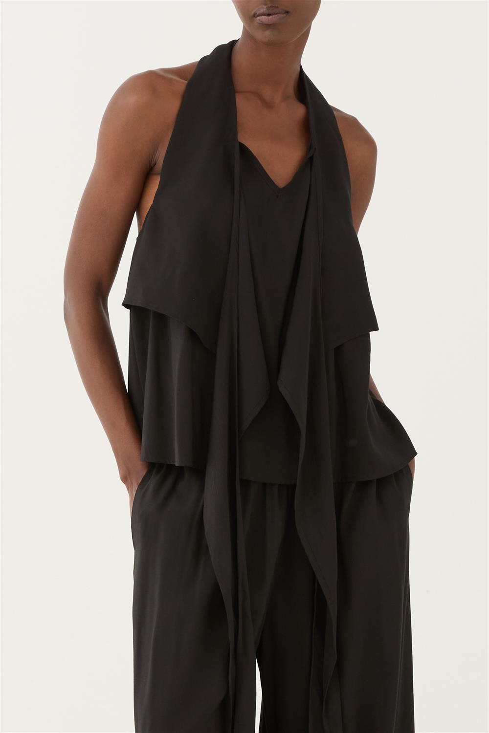 Eleh_top_scollato_dietro_nero Eleh top scollato dietro nero - immagine 1