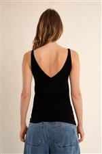 Molly Bracken canotta V nera - immagine 2