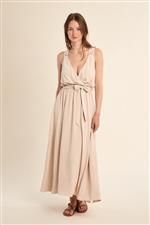 Molly Bracken abito ricamo dietro crema