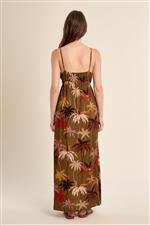 Molly abito lungo fantasia kaki - immagine 3